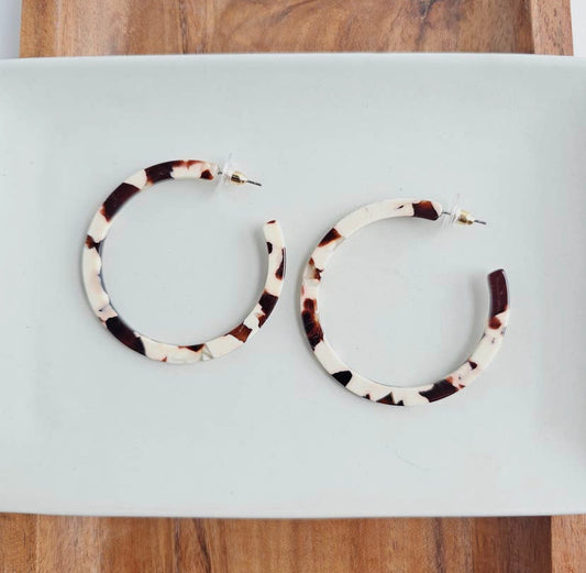 Cowprint hoops