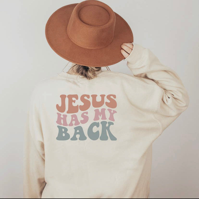 Jesus Has My Back Sweatshirt