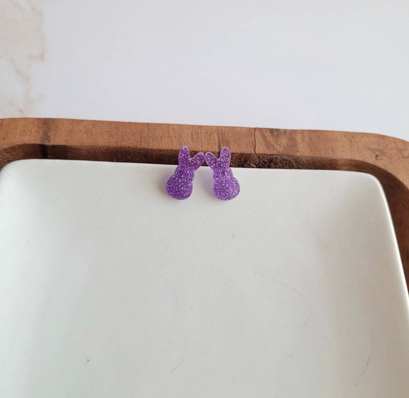 Bunny studs (multiple color options)