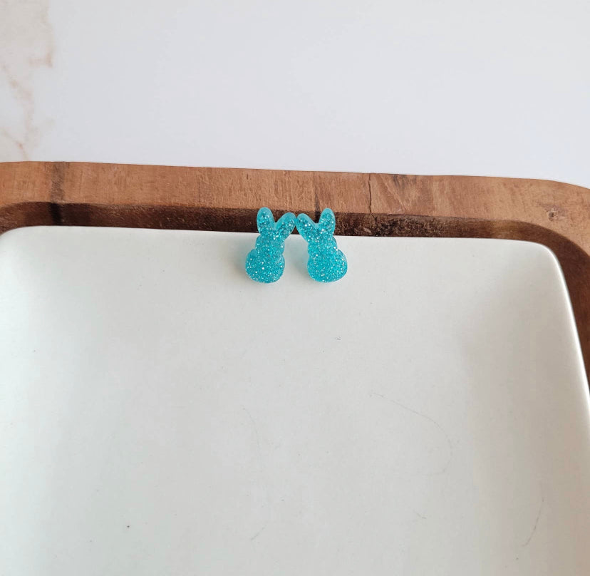 Bunny studs (multiple color options)