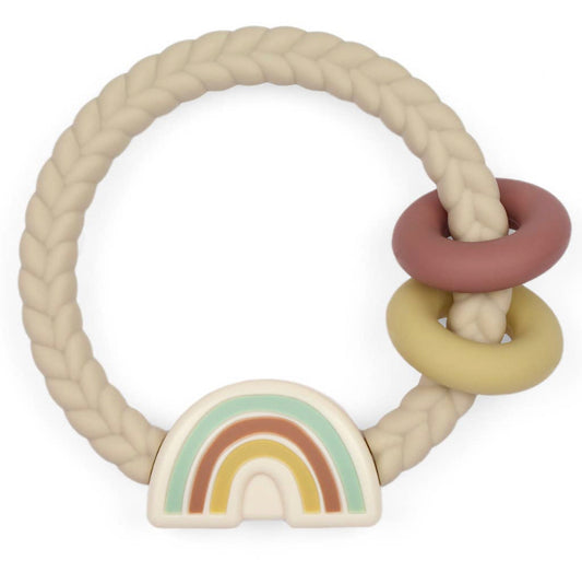 Rainbow Teething Rattle